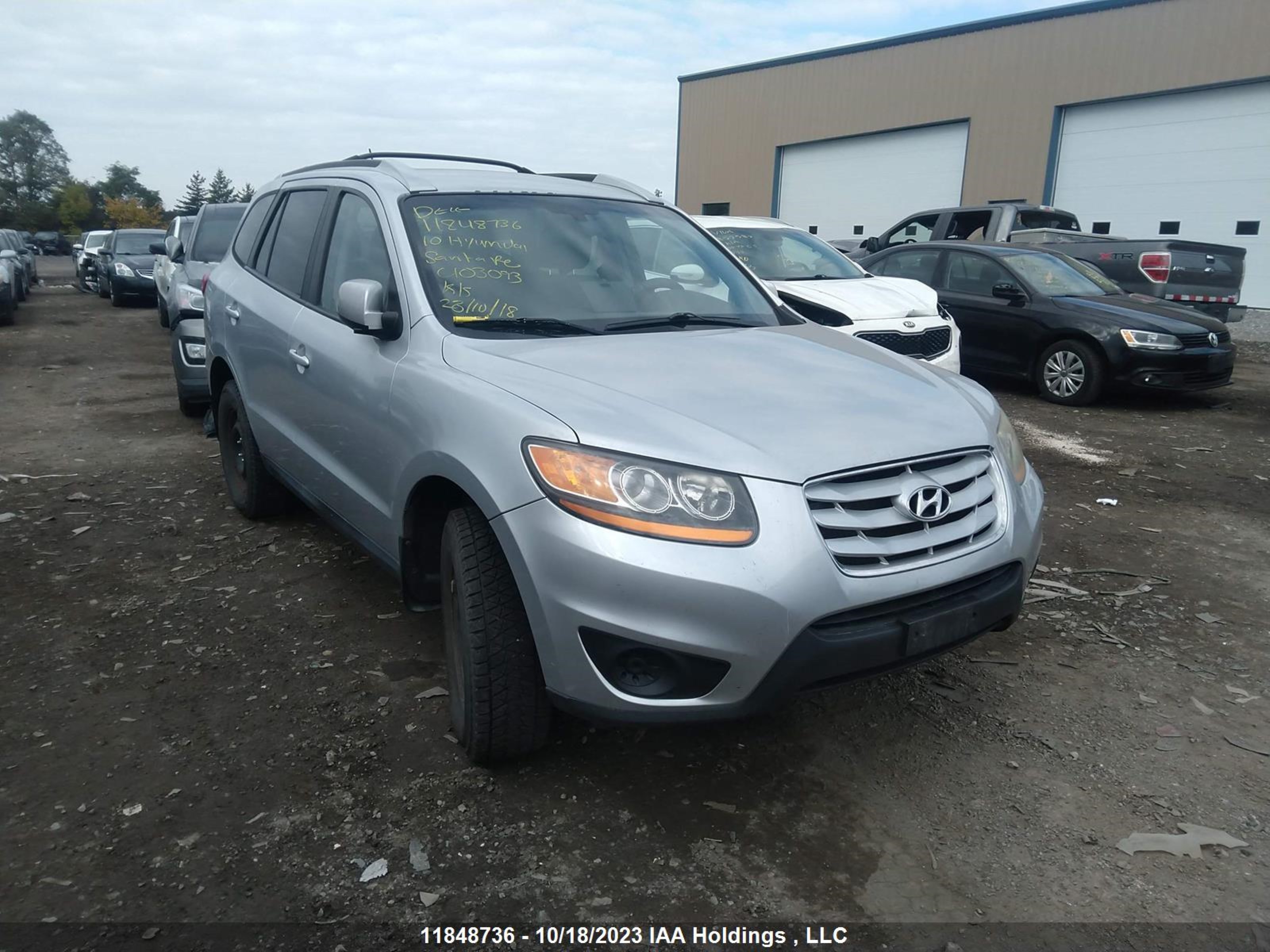 hyundai santa fe 2010 5nmsg3ab9ah403093