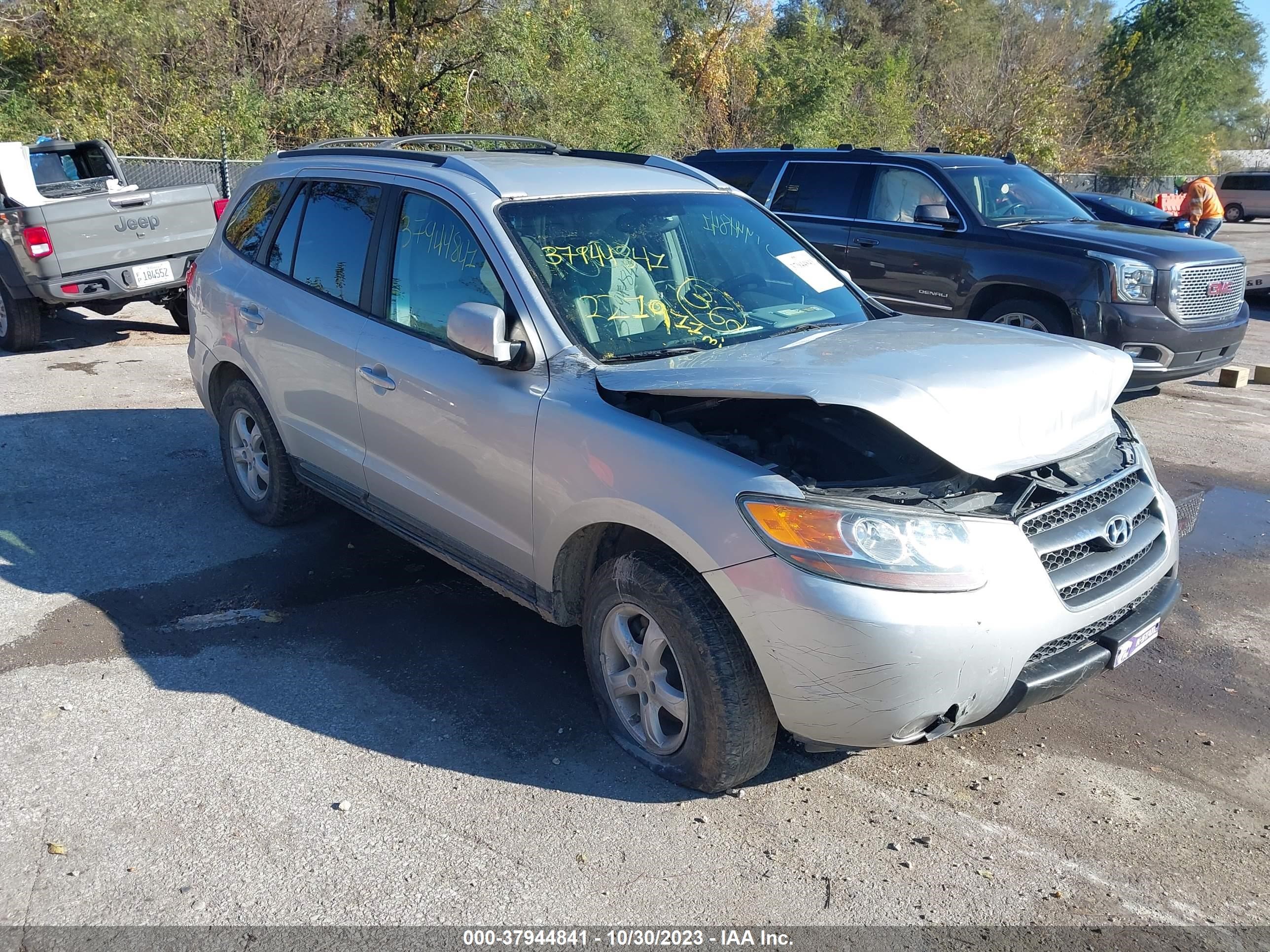 hyundai santa fe 2007 5nmsg73d37h061221