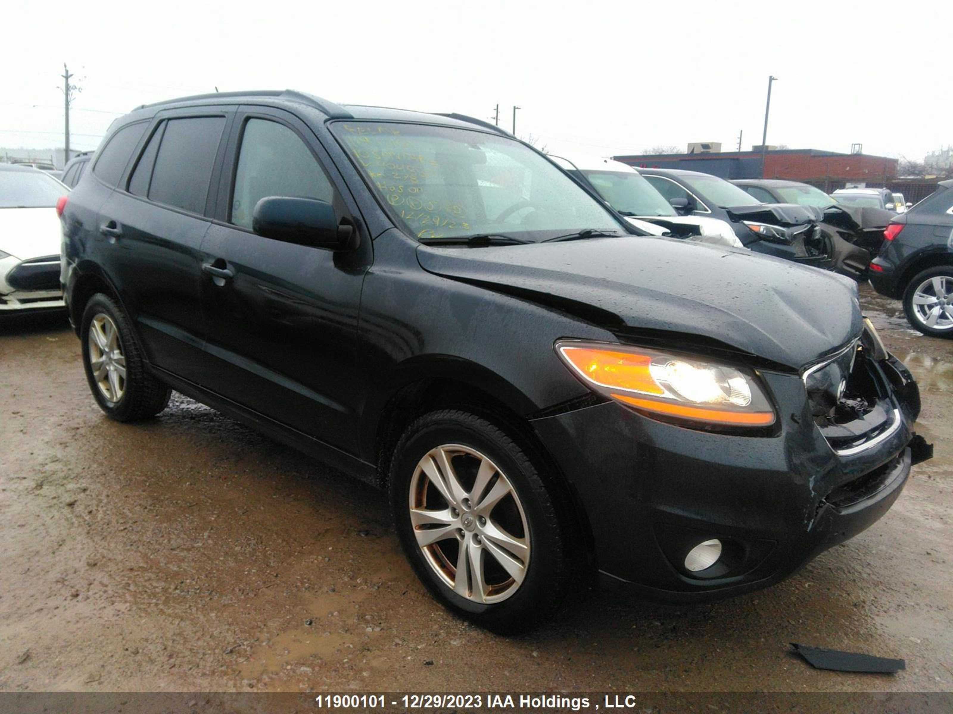 hyundai santa fe 2010 5nmsgdag2ah404880