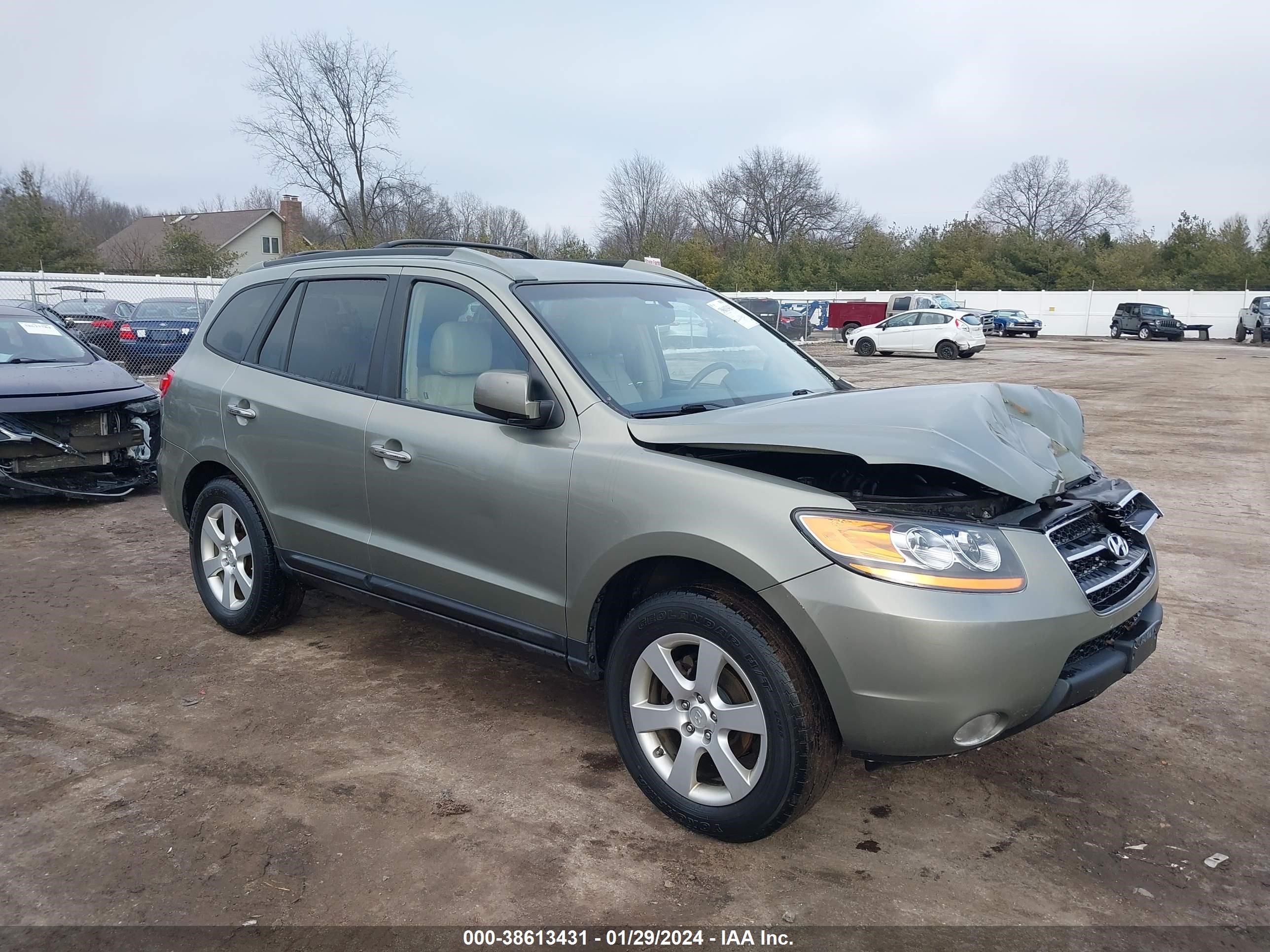 hyundai santa fe 2009 5nmsh13e29h326863