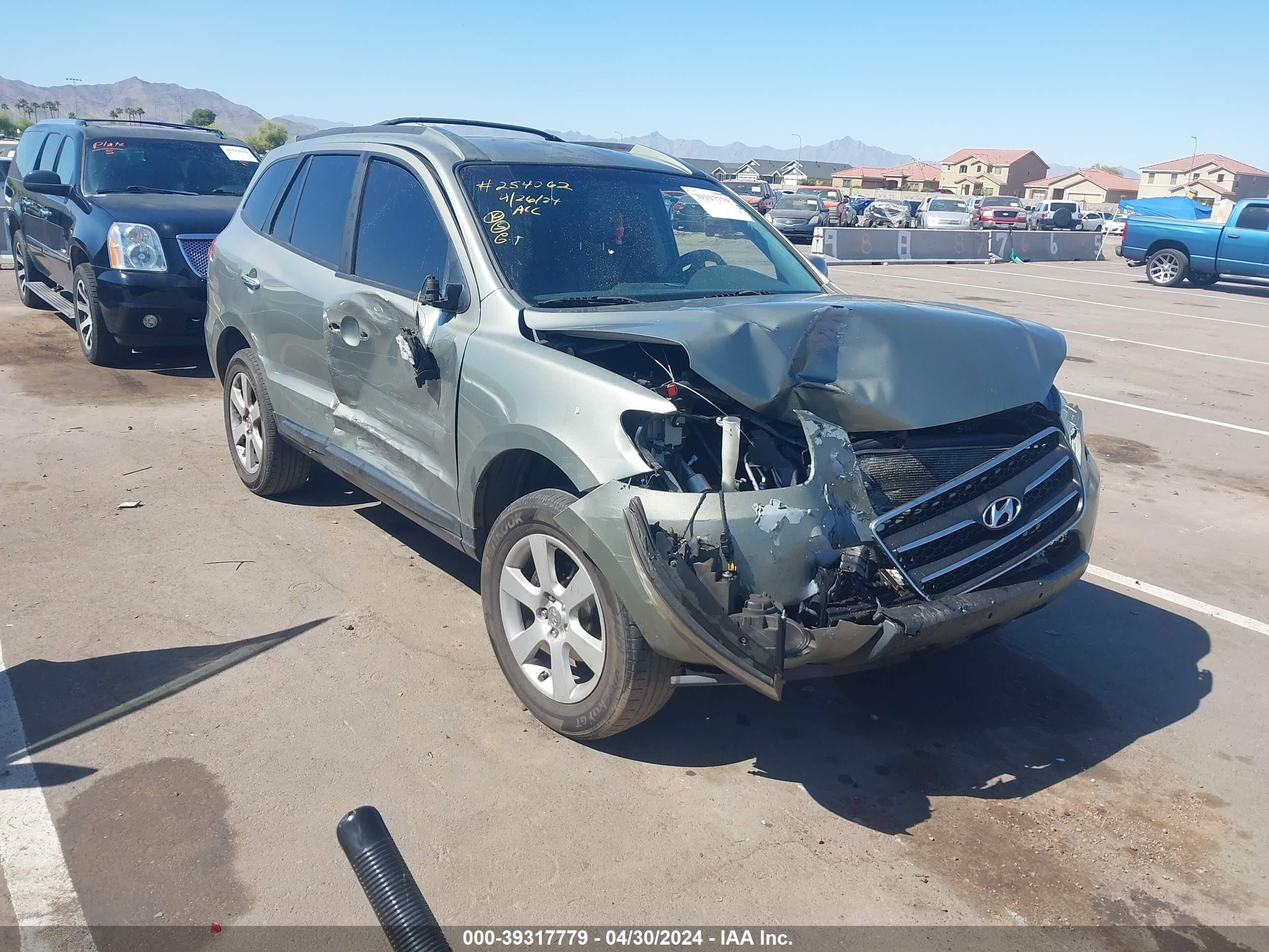 hyundai santa fe 2007 5nmsh13e37h028769