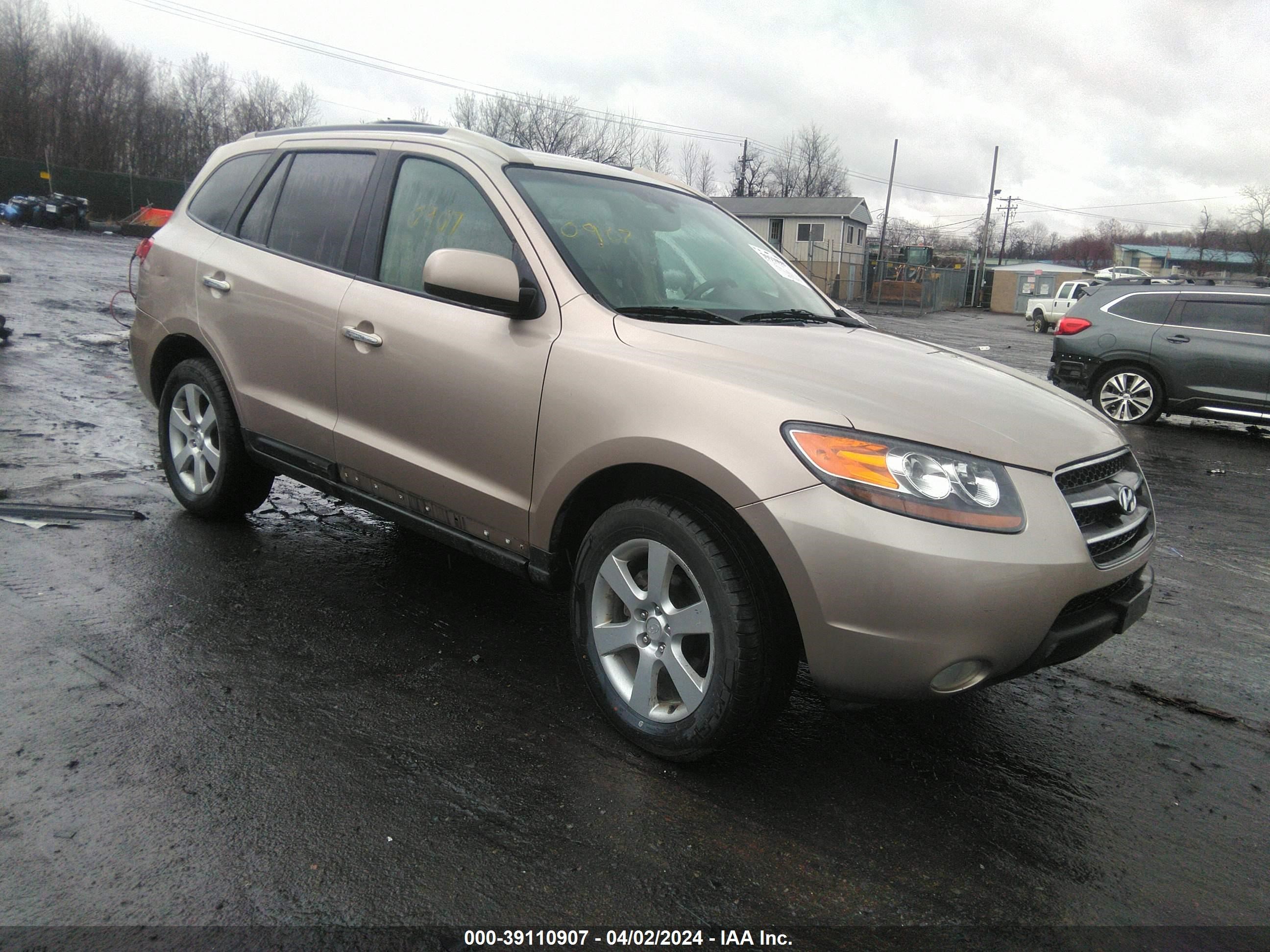 hyundai santa fe 2007 5nmsh13e37h030344