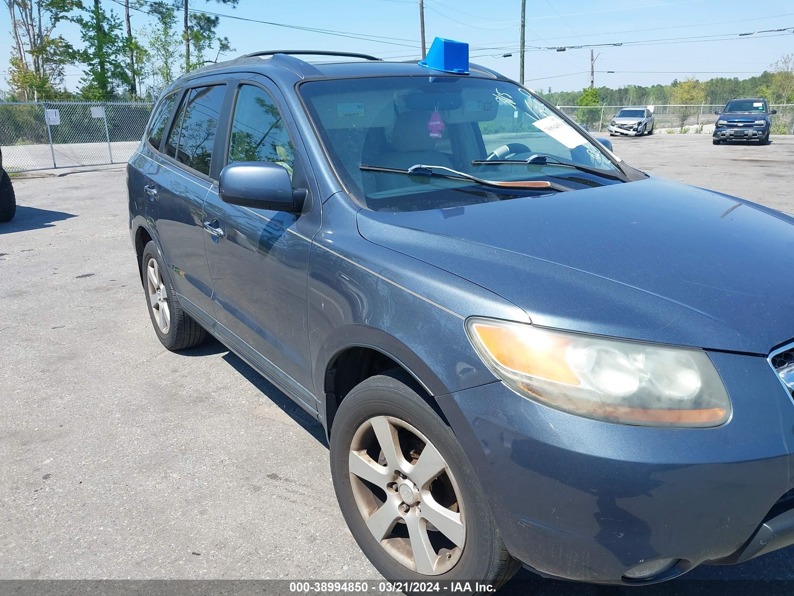 hyundai santa fe 2007 5nmsh13e37h042784