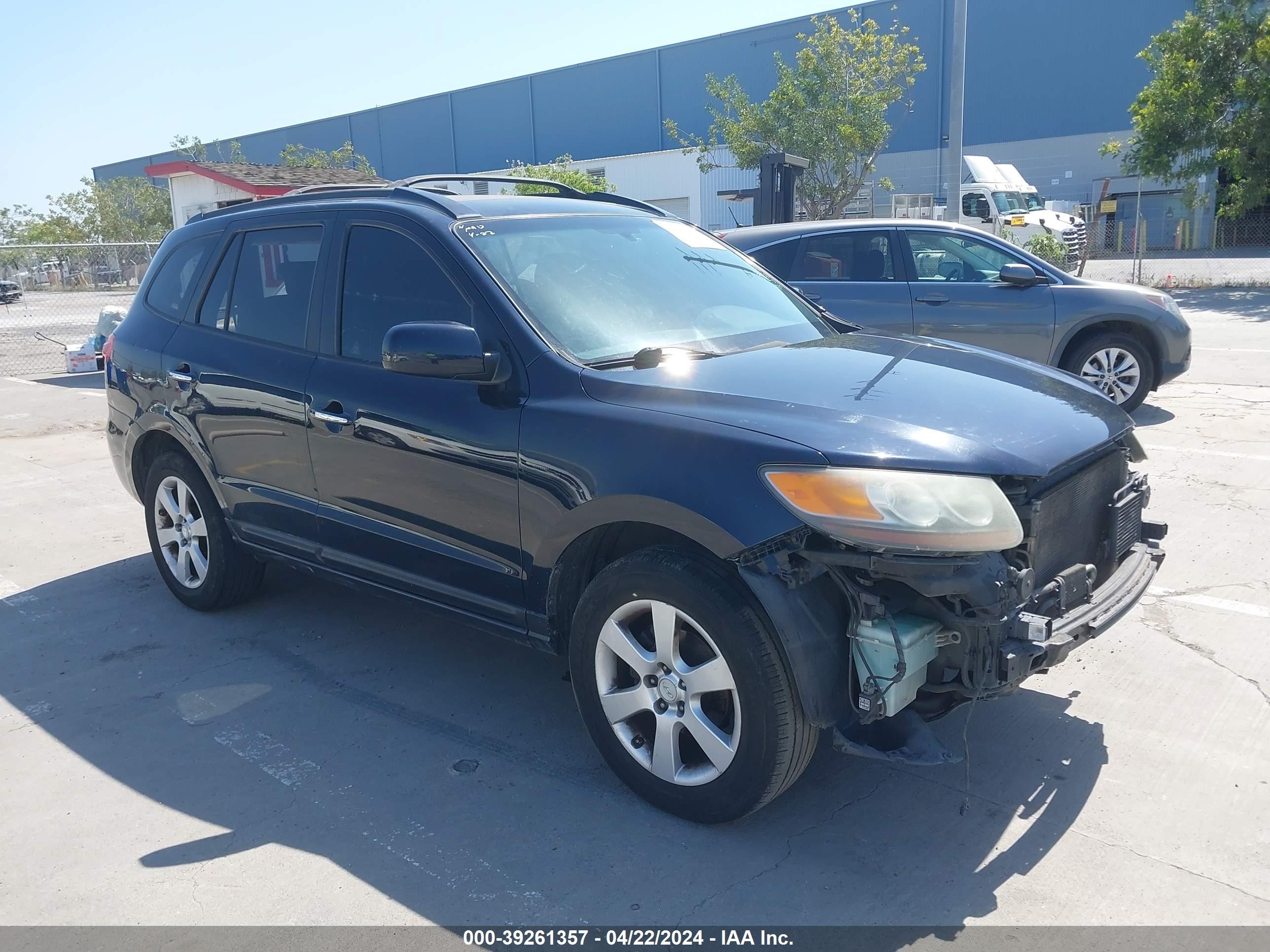 hyundai santa fe 2007 5nmsh13e37h054871