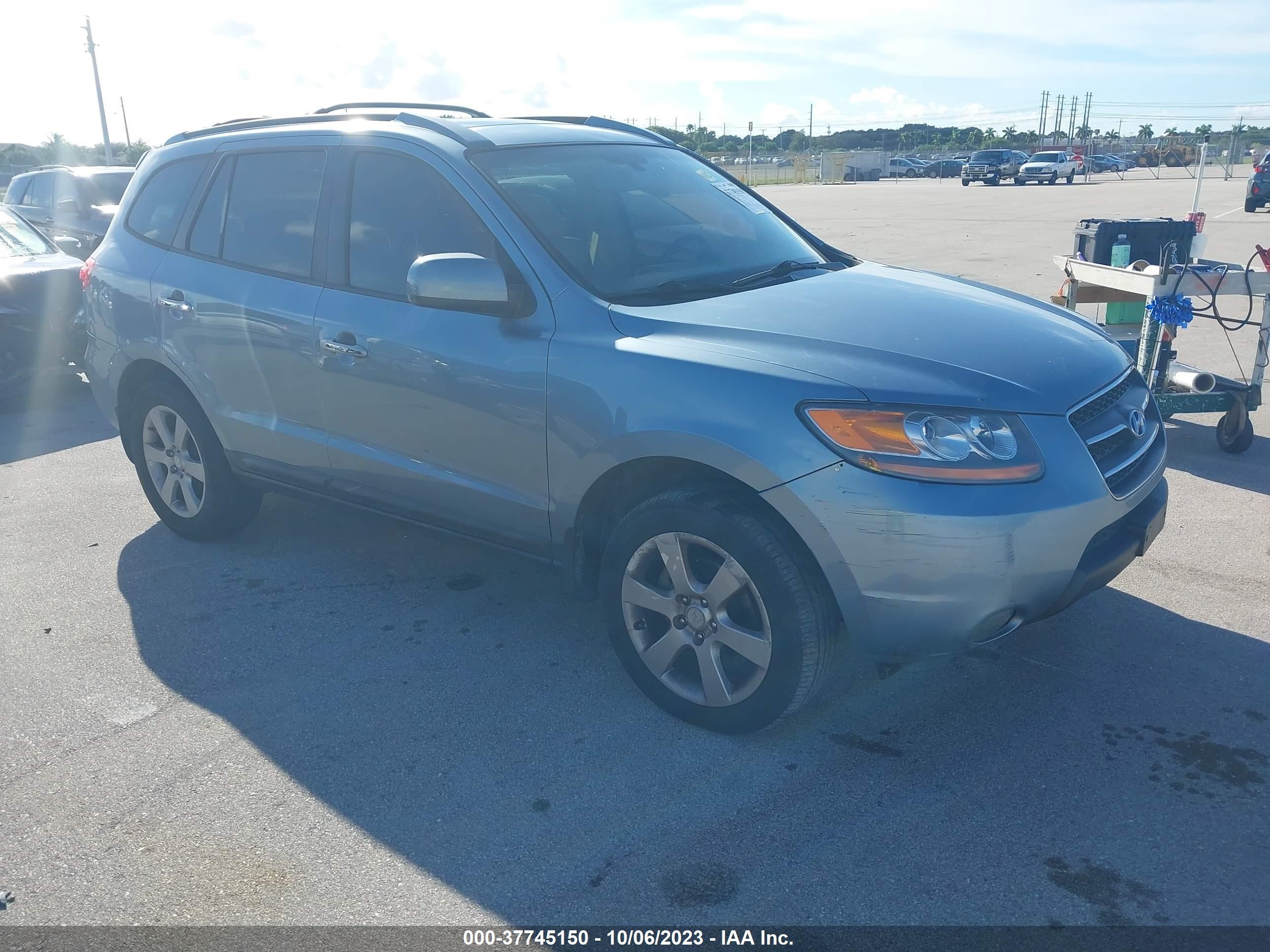 hyundai santa fe 2009 5nmsh13e49h320305