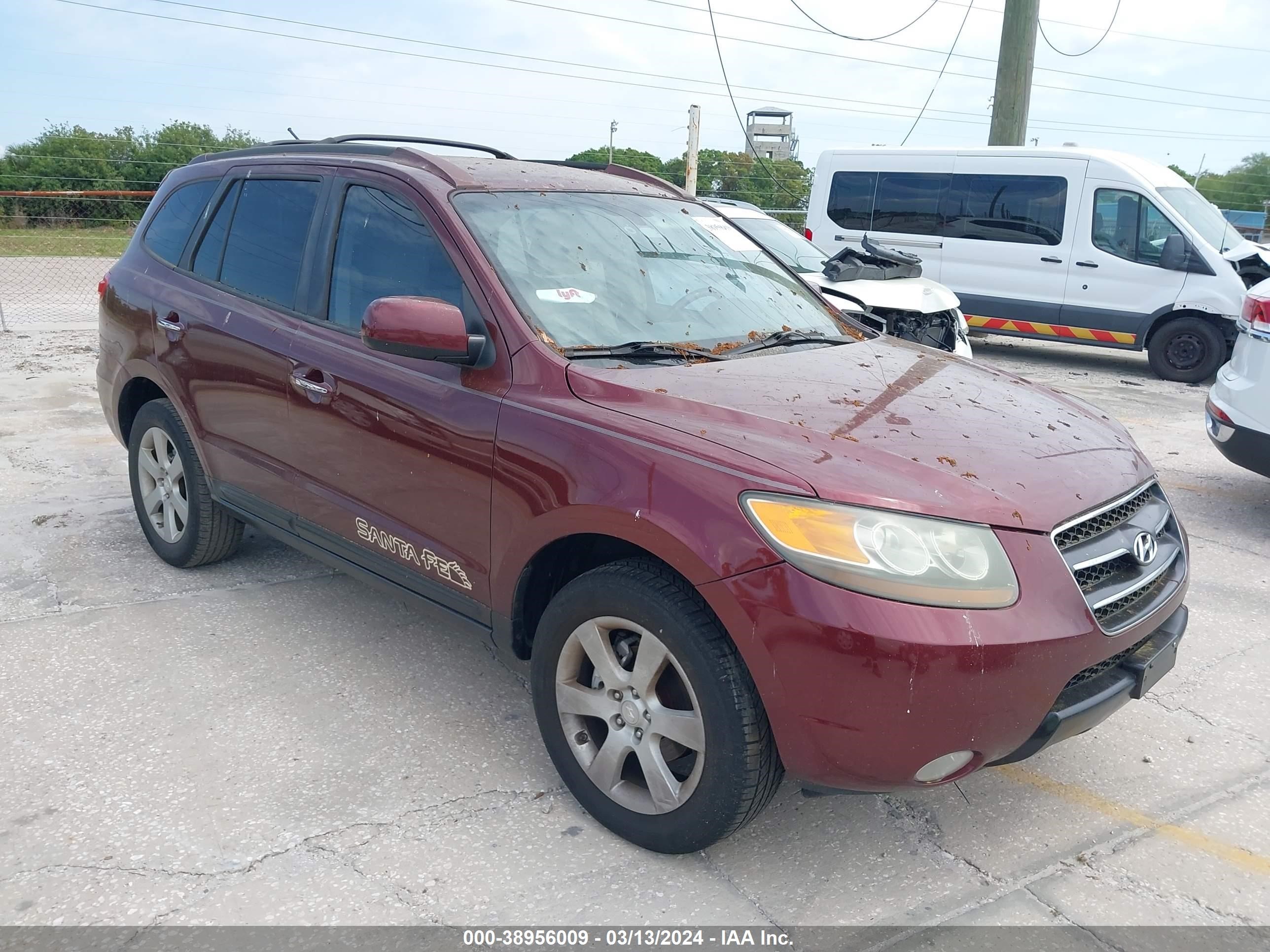 hyundai santa fe 2007 5nmsh13e67h030354