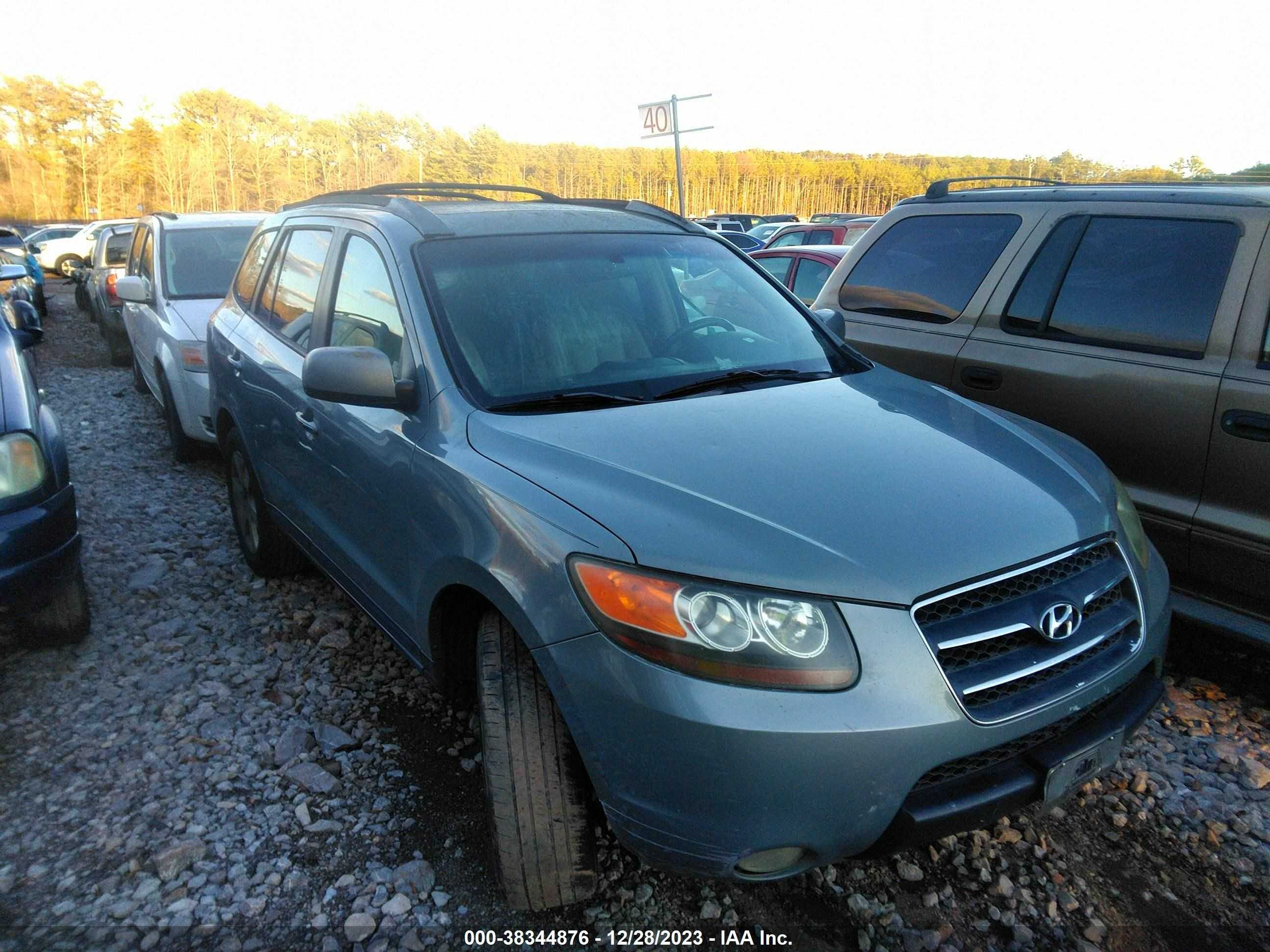 hyundai santa fe 2007 5nmsh13e67h071650