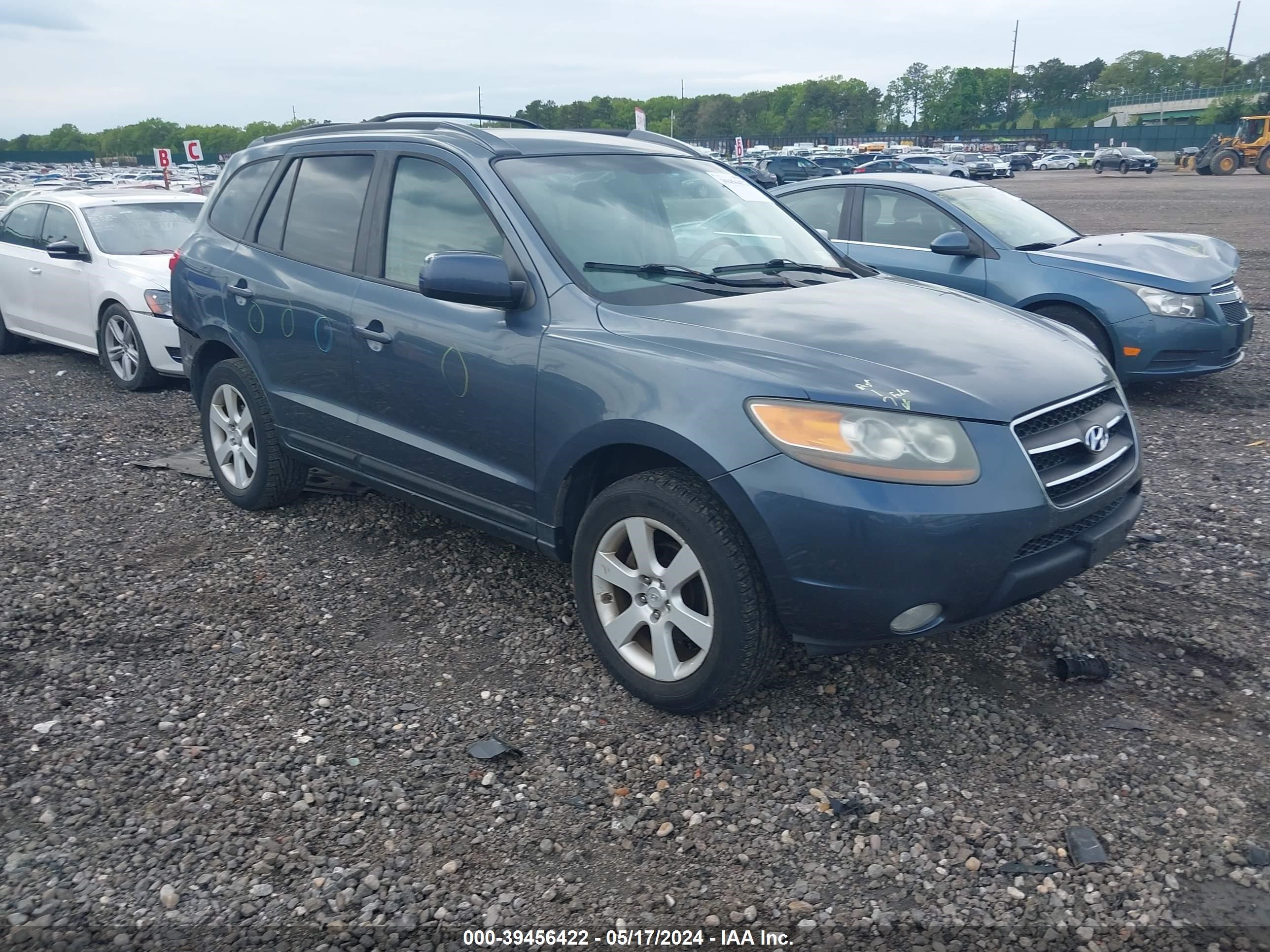 hyundai santa fe 2007 5nmsh13e77h022831