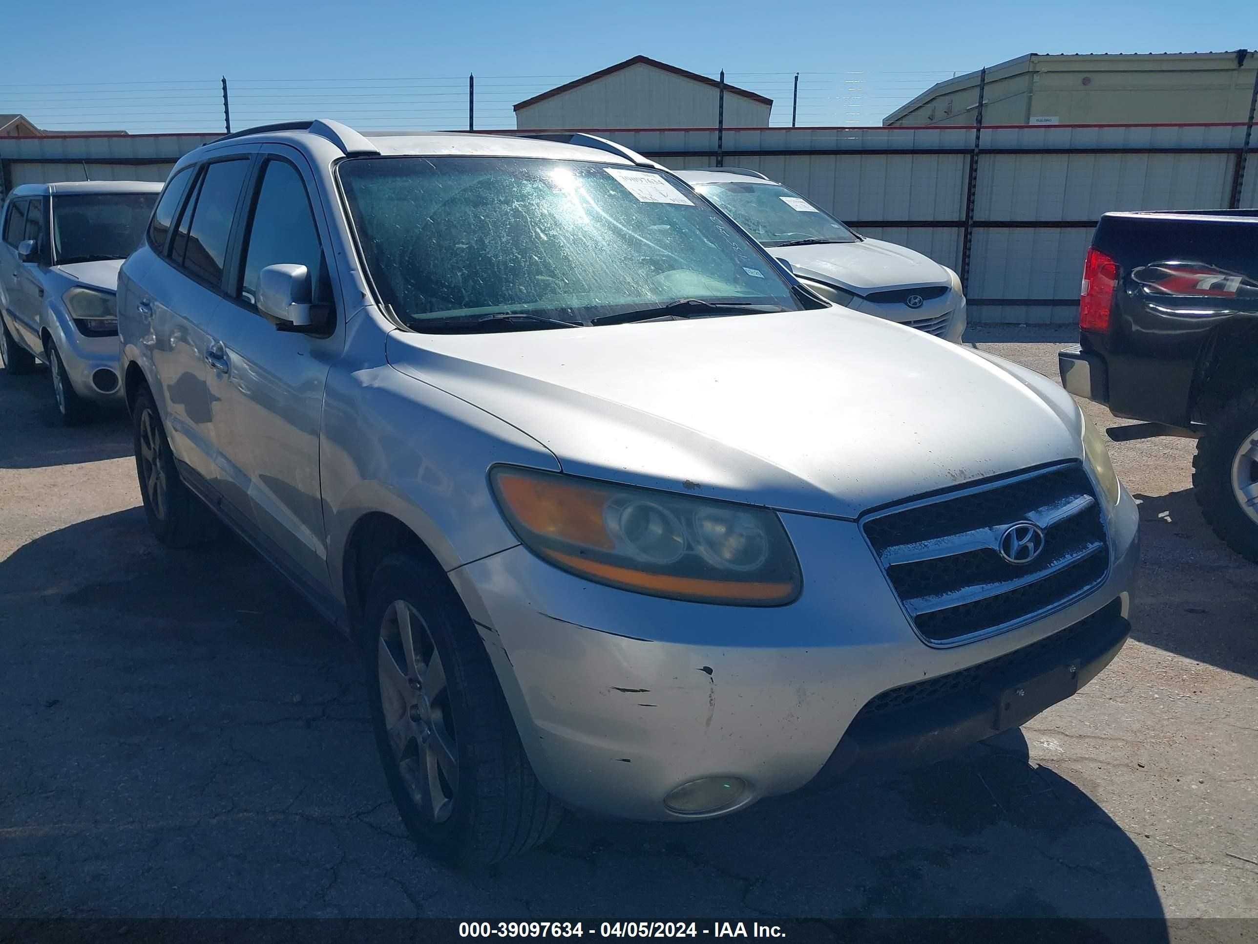 hyundai santa fe 2008 5nmsh13e98h135293