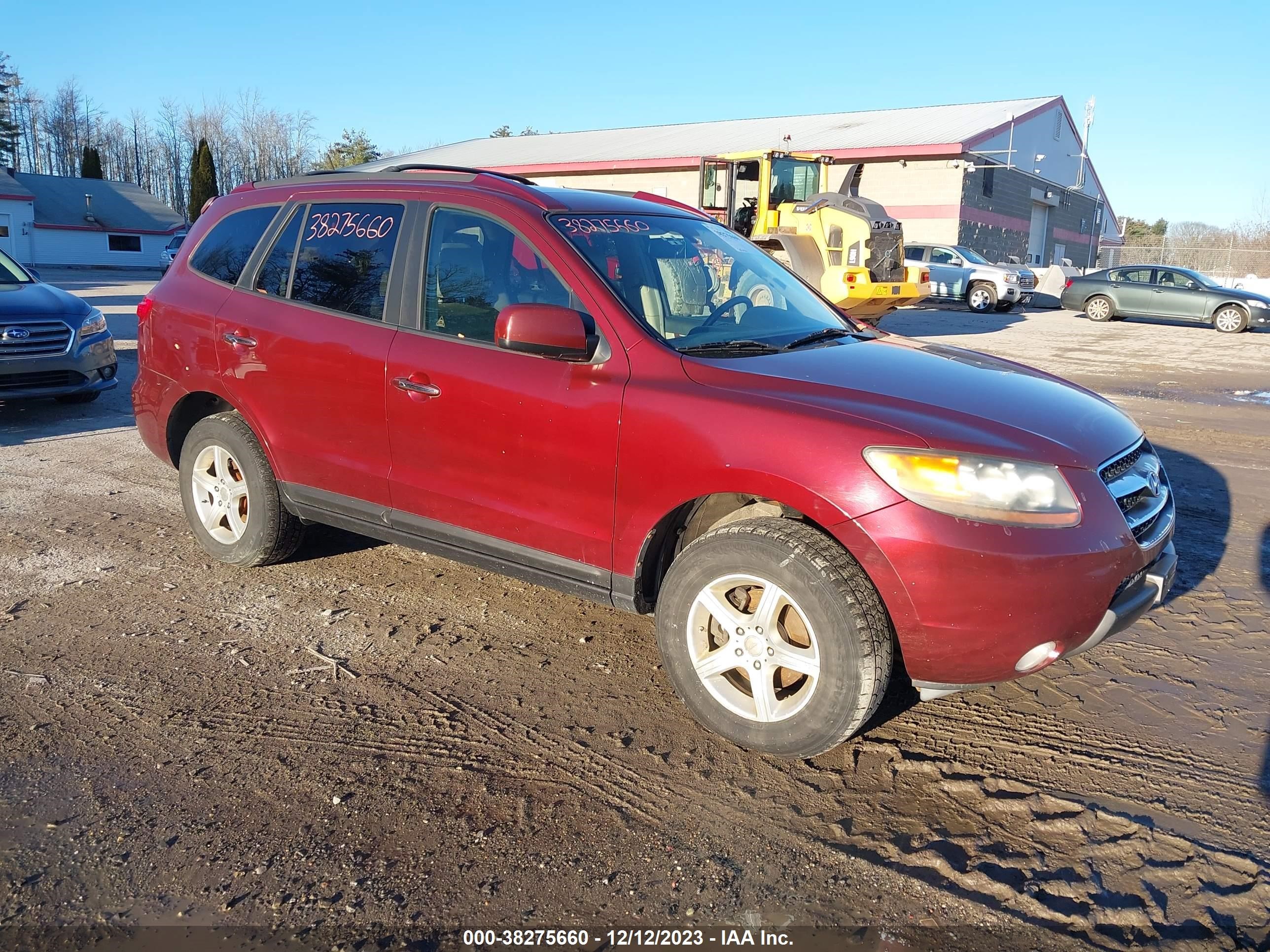 hyundai santa fe 2007 5nmsh73e07h111367