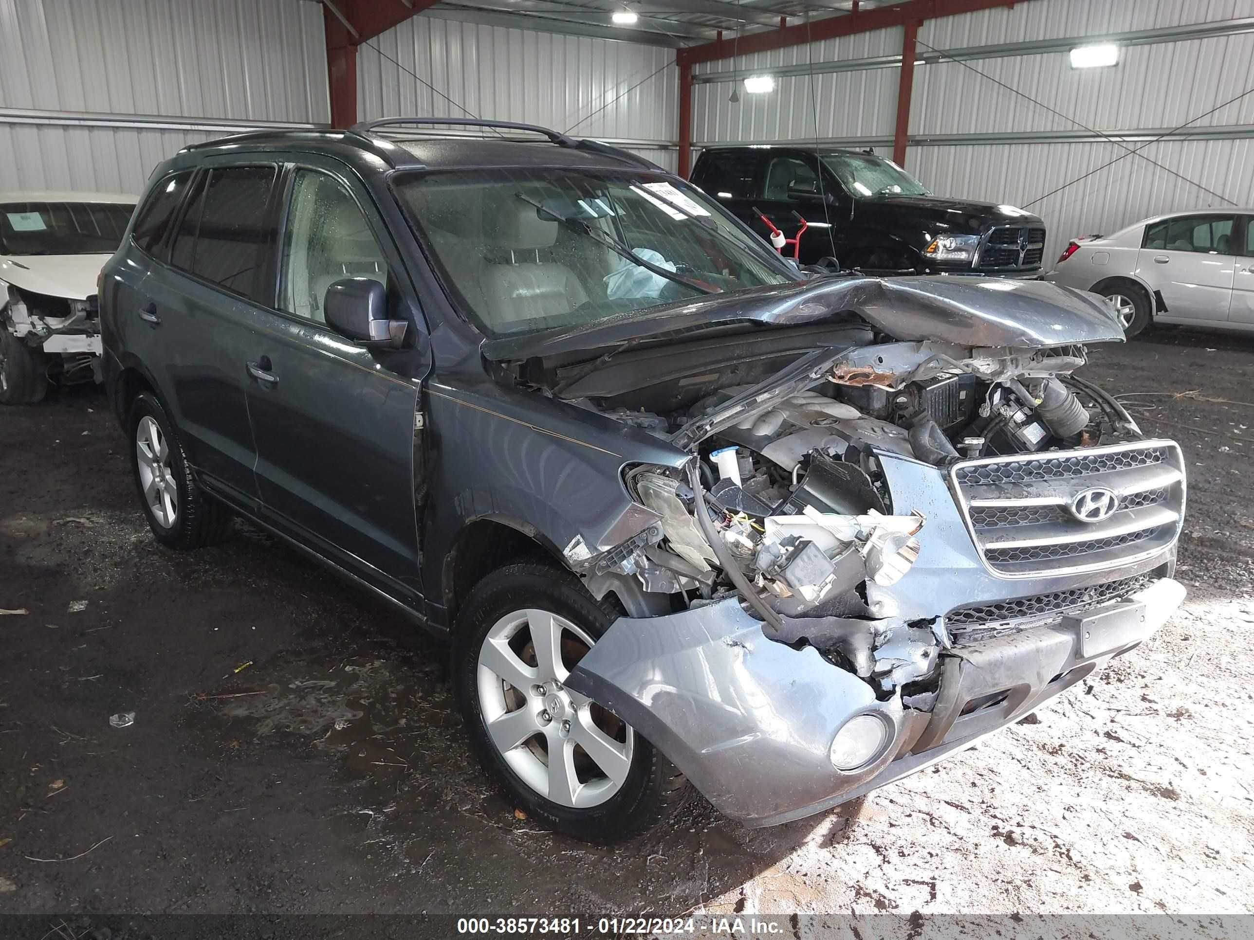 hyundai santa fe 2007 5nmsh73e17h023668