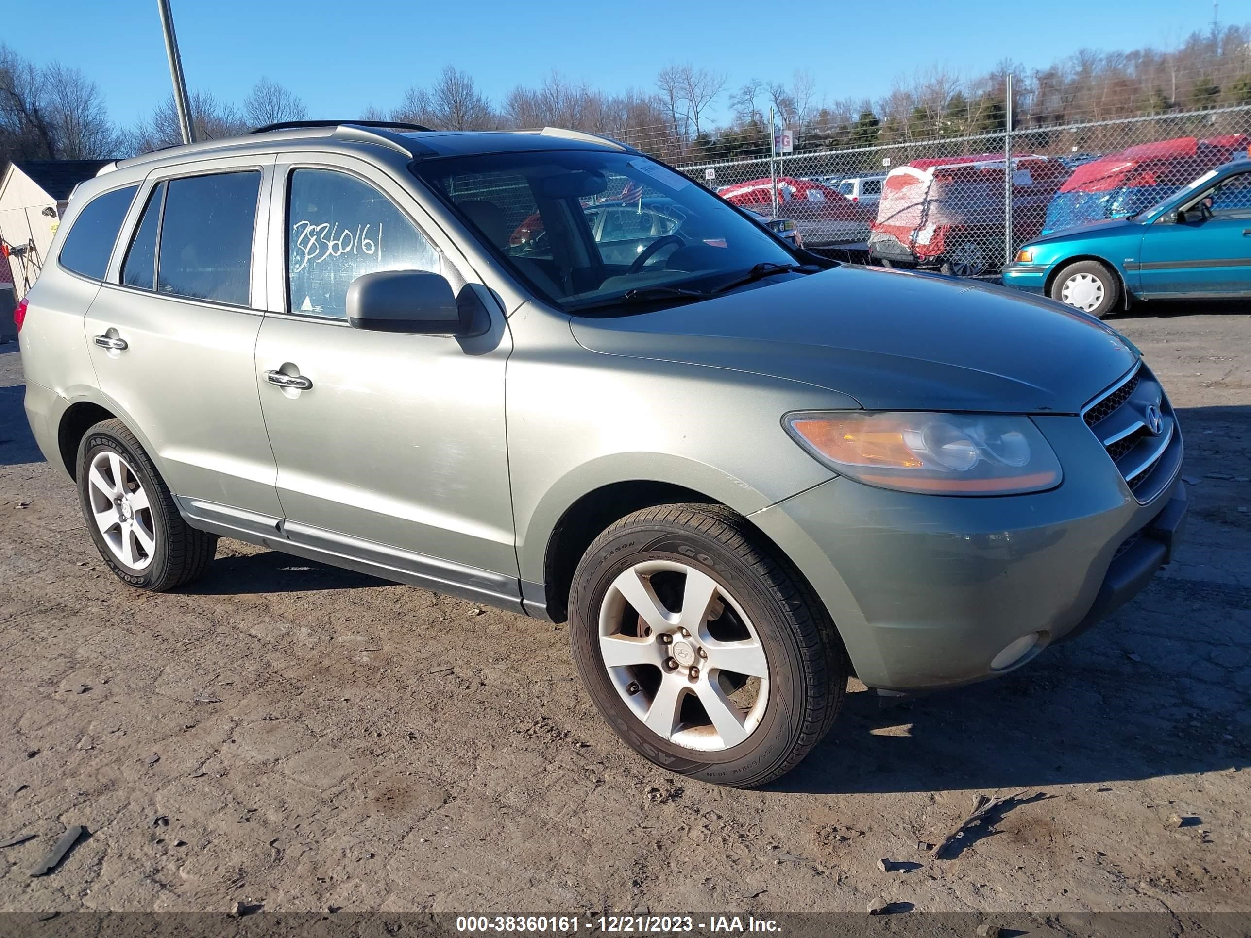 hyundai santa fe 2008 5nmsh73e18h187469