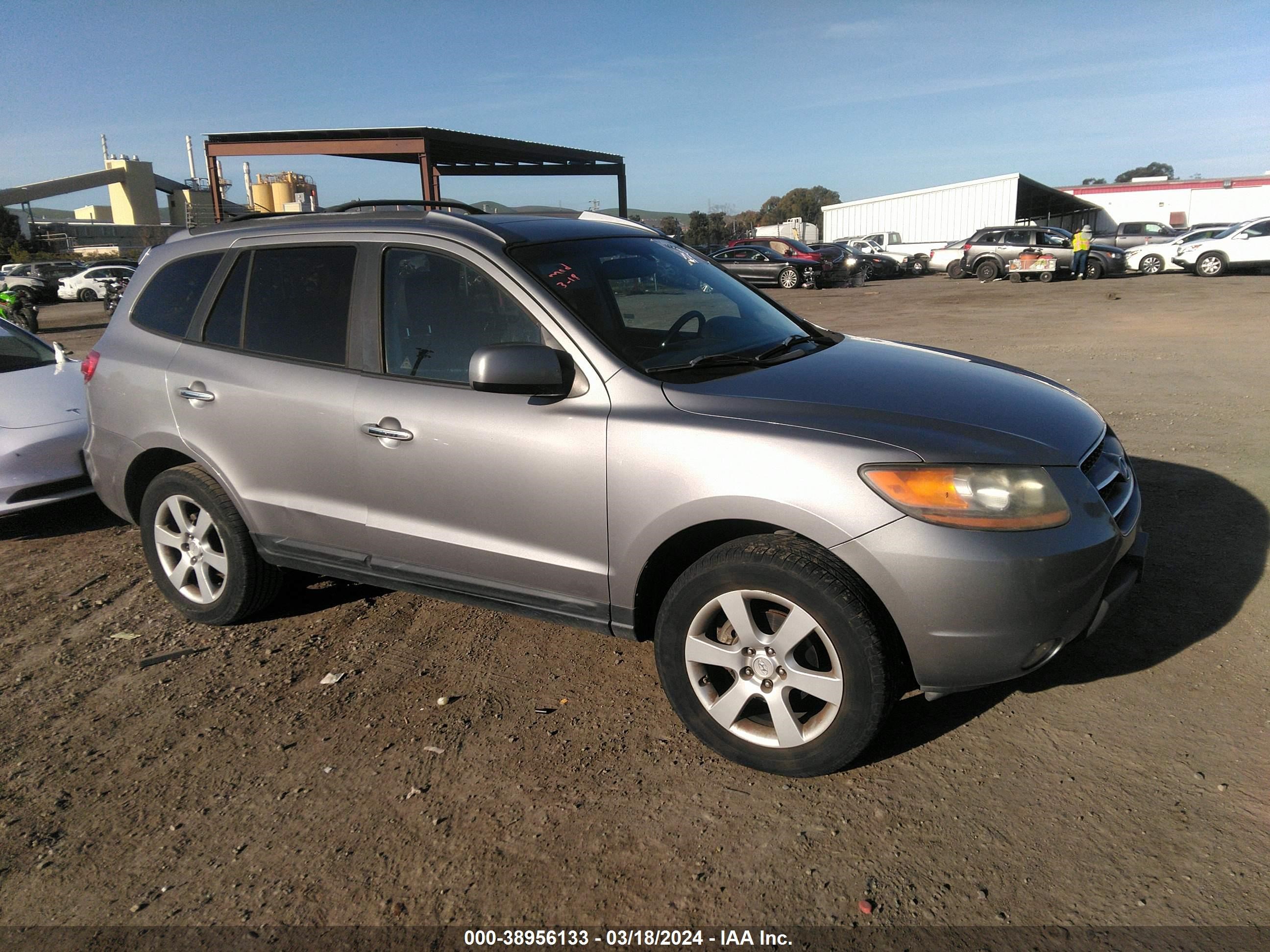 hyundai santa fe 2008 5nmsh73e18h218283