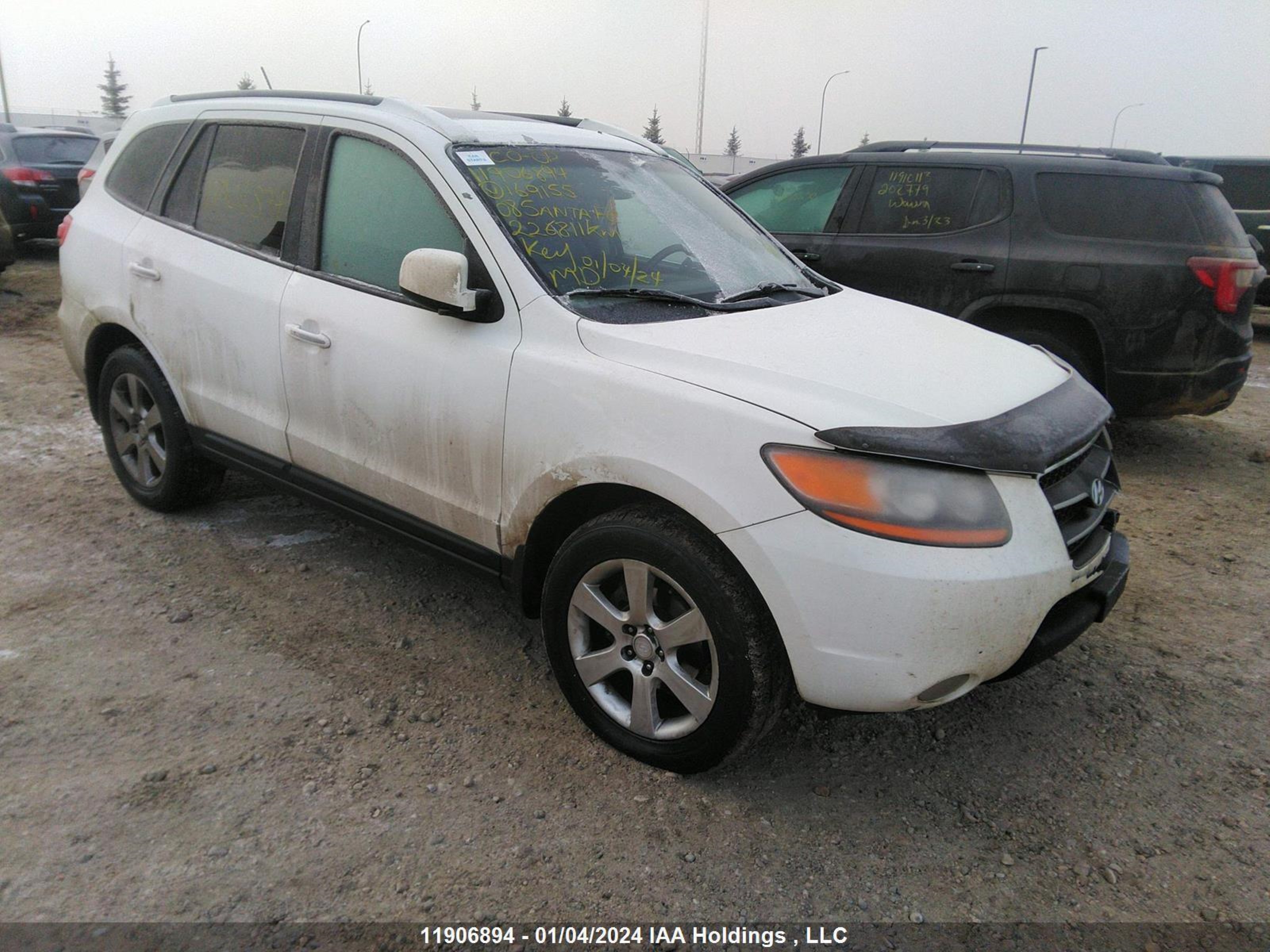 hyundai santa fe 2008 5nmsh73e98h169155