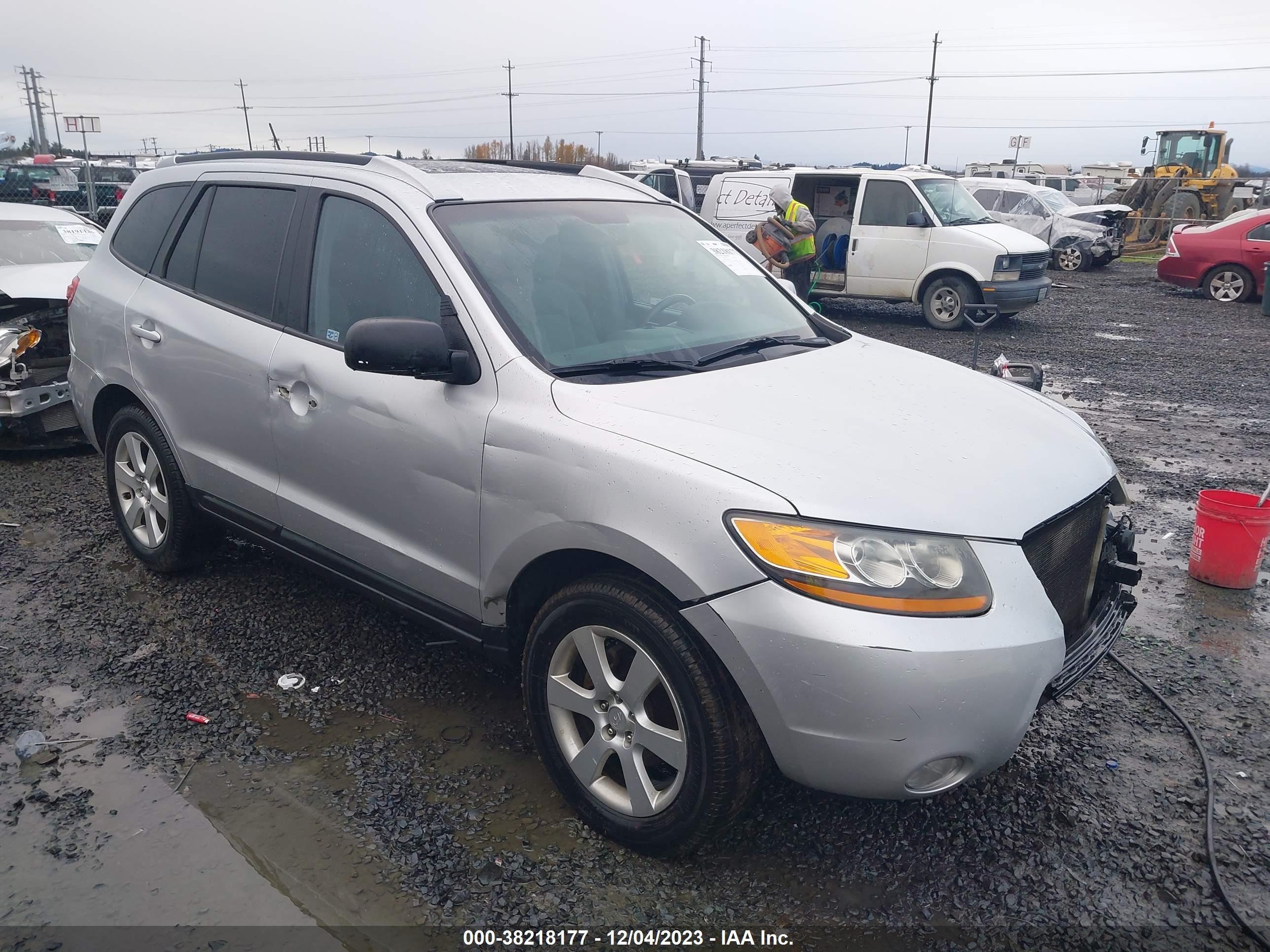 hyundai santa fe 2008 5nmsh73ex8h135578