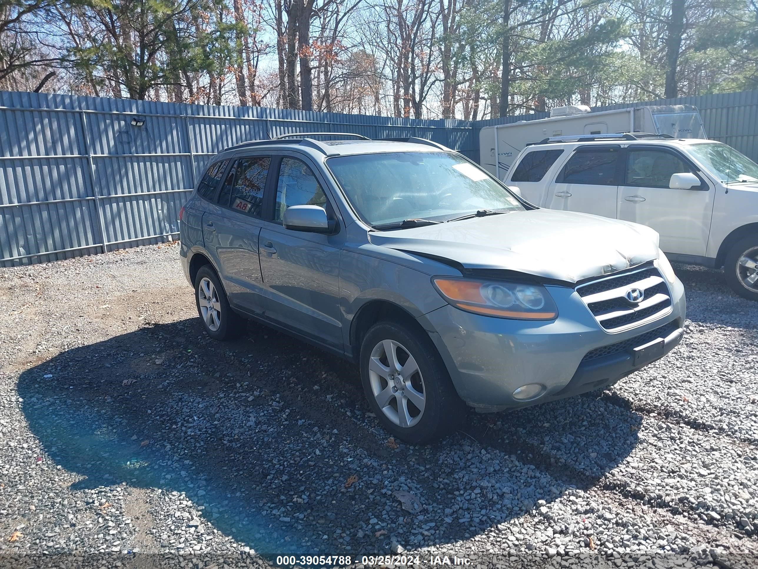 hyundai santa fe 2008 5nmsh73ex8h218301