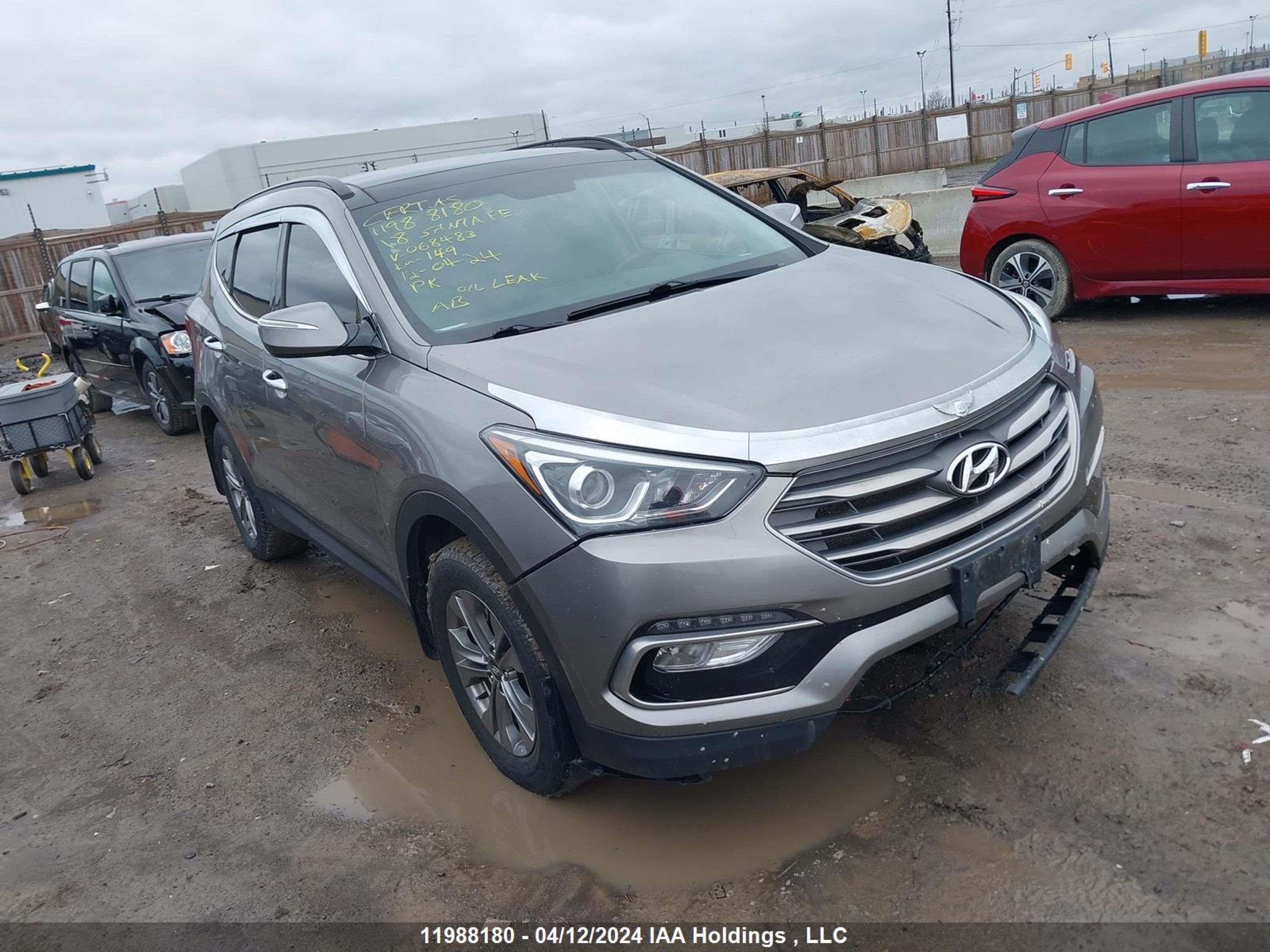 hyundai santa fe 2018 5nmzudlb8jh068483