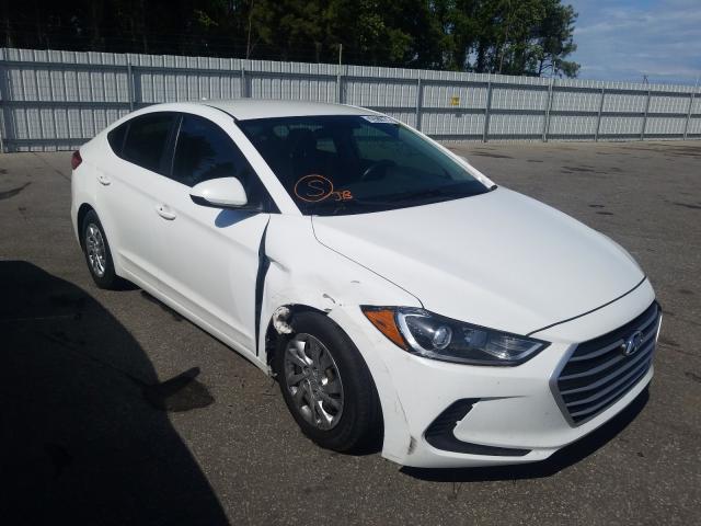 hyundai elantra se 2017 5npd74lf0hh138396