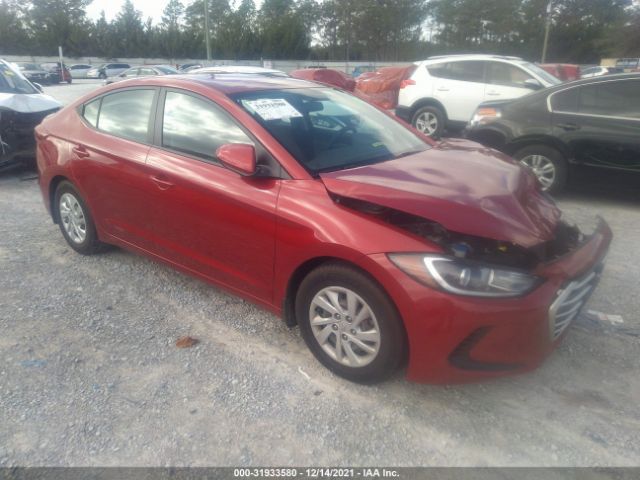 hyundai elantra 2018 5npd74lf0jh342315