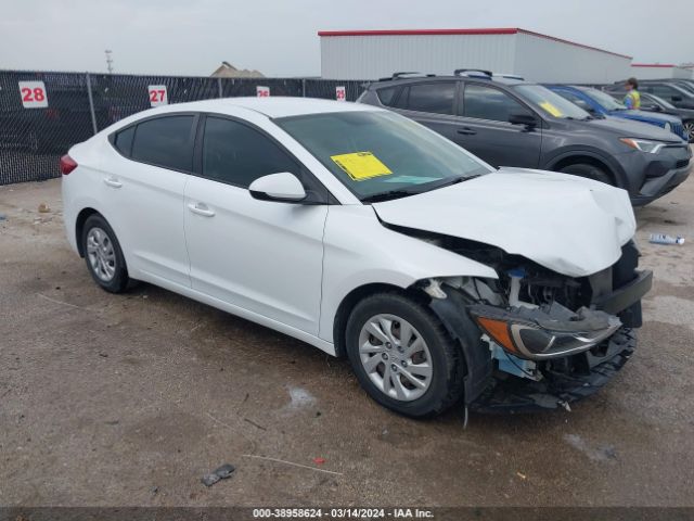 hyundai elantra 2018 5npd74lf0jh353539