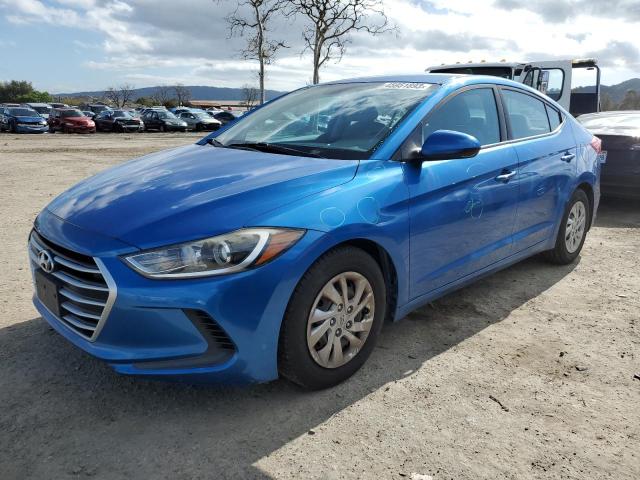 hyundai elantra se 2017 5npd74lf1hh102779