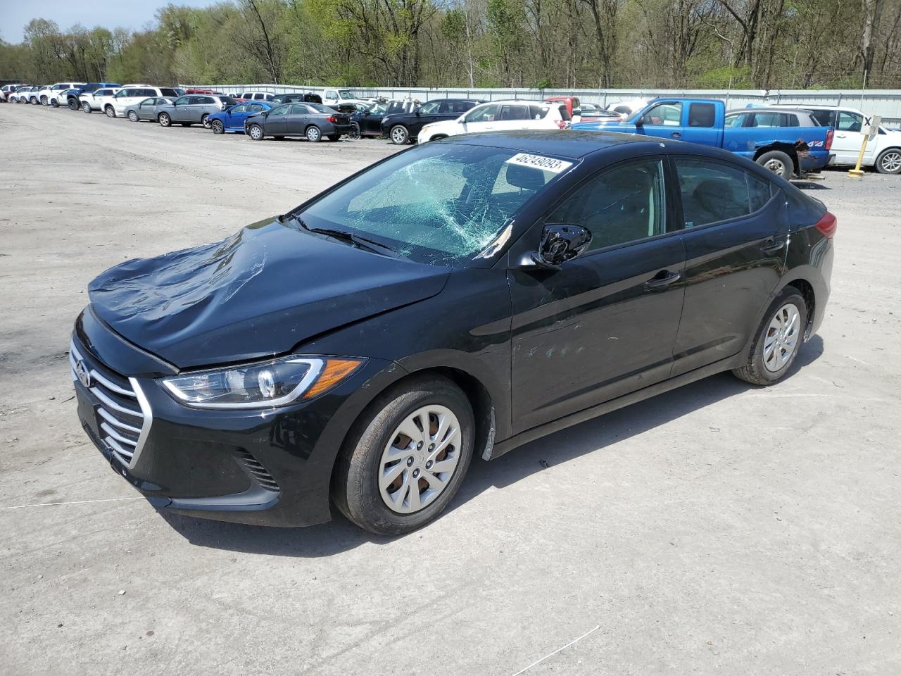 hyundai elantra 2018 5npd74lf1jh233670