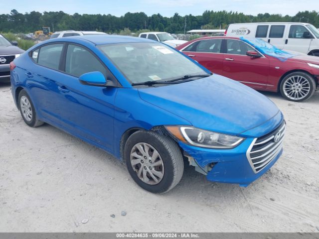 hyundai elantra 2018 5npd74lf1jh293299