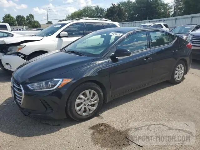 hyundai elantra 2018 5npd74lf1jh370821