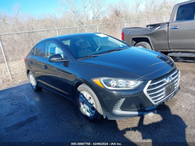 hyundai elantra 2017 5npd74lf2hh129229