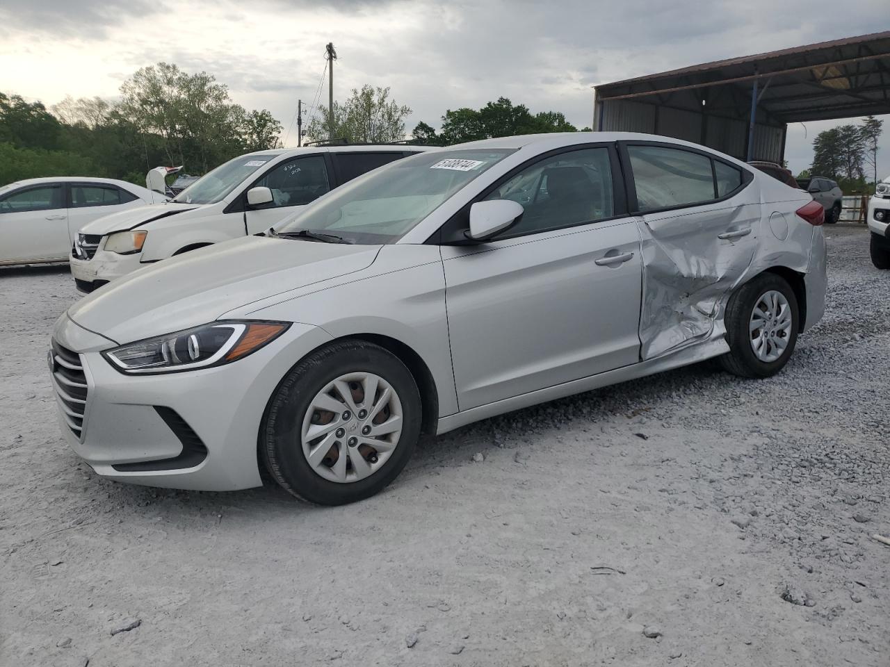 hyundai elantra 2018 5npd74lf2jh221673