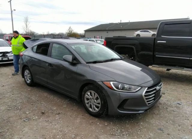 hyundai elantra 2018 5npd74lf2jh353073