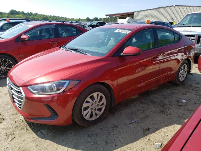 hyundai elantra se 2018 5npd74lf2jh357379