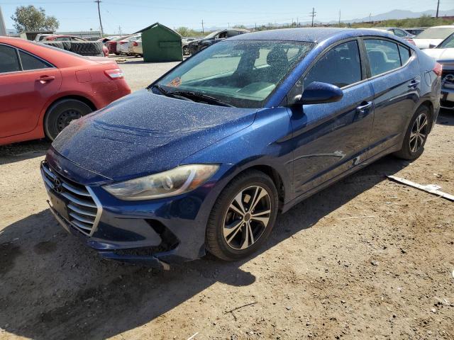 hyundai elantra se 2017 5npd74lf3hh058669