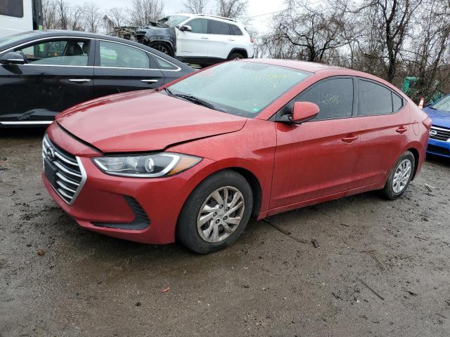 hyundai elantra se 2017 5npd74lf3hh112181