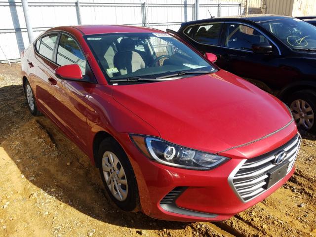 hyundai elantra se 2017 5npd74lf3hh148470