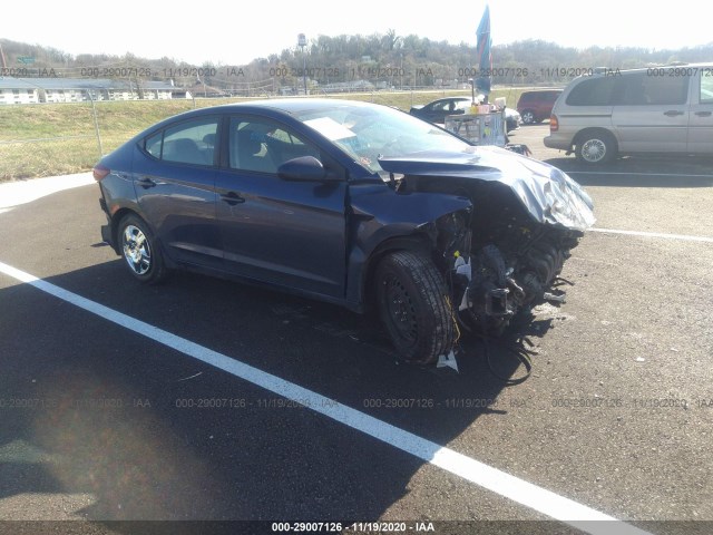 hyundai elantra 2017 5npd74lf3hh150557