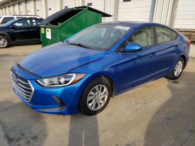 hyundai elantra se 2017 5npd74lf3hh176981