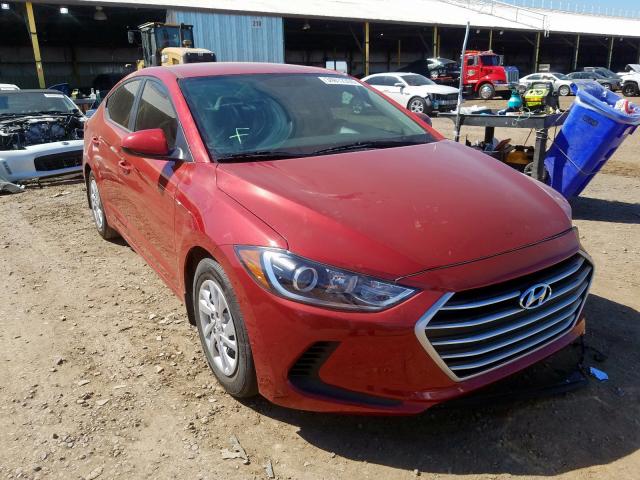 hyundai elantra se 2018 5npd74lf3jh218877