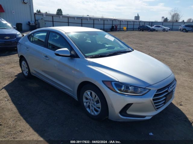 hyundai elantra 2018 5npd74lf3jh283129