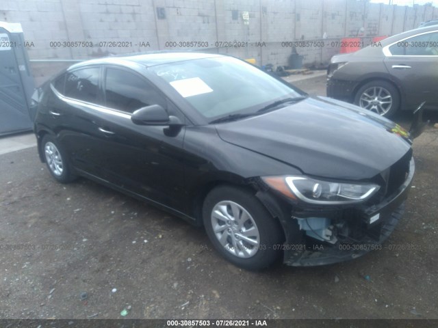 hyundai elantra 2018 5npd74lf3jh360548