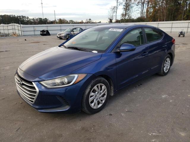 hyundai elantra se 2017 5npd74lf4hh125862