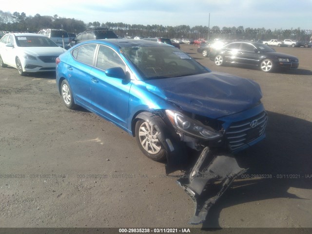 hyundai elantra 2017 5npd74lf4hh135792