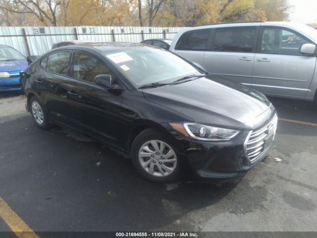 hyundai elantra 2018 5npd74lf4jh351017