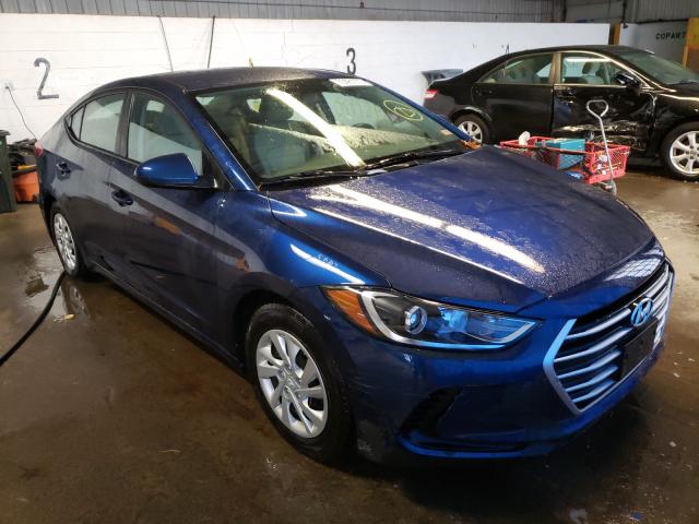 hyundai elantra se 2018 5npd74lf4jh384566