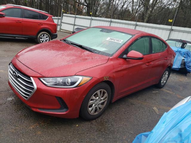 hyundai elantra se 2018 5npd74lf4jh385877