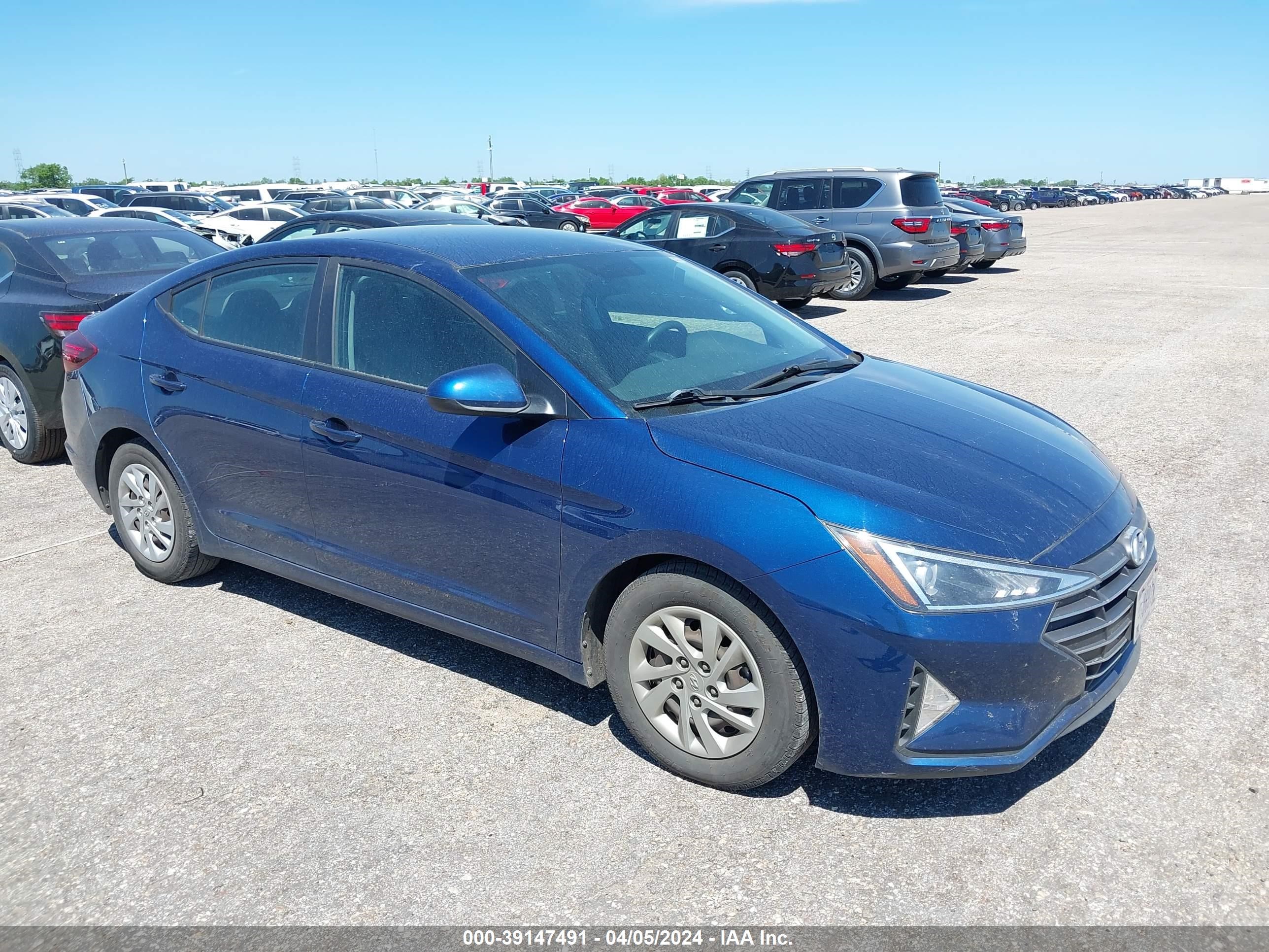 hyundai elantra 2019 5npd74lf4kh486967