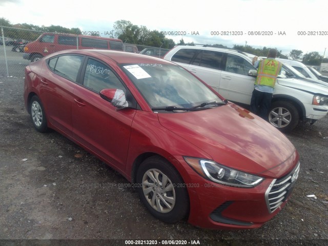 hyundai elantra 2017 5npd74lf5hh151127