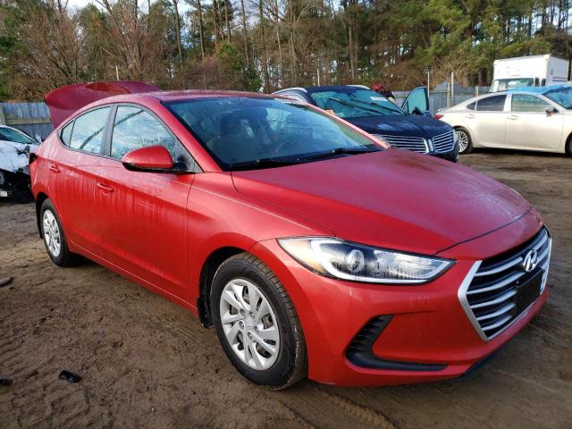 hyundai elantra se 2018 5npd74lf5jh217598