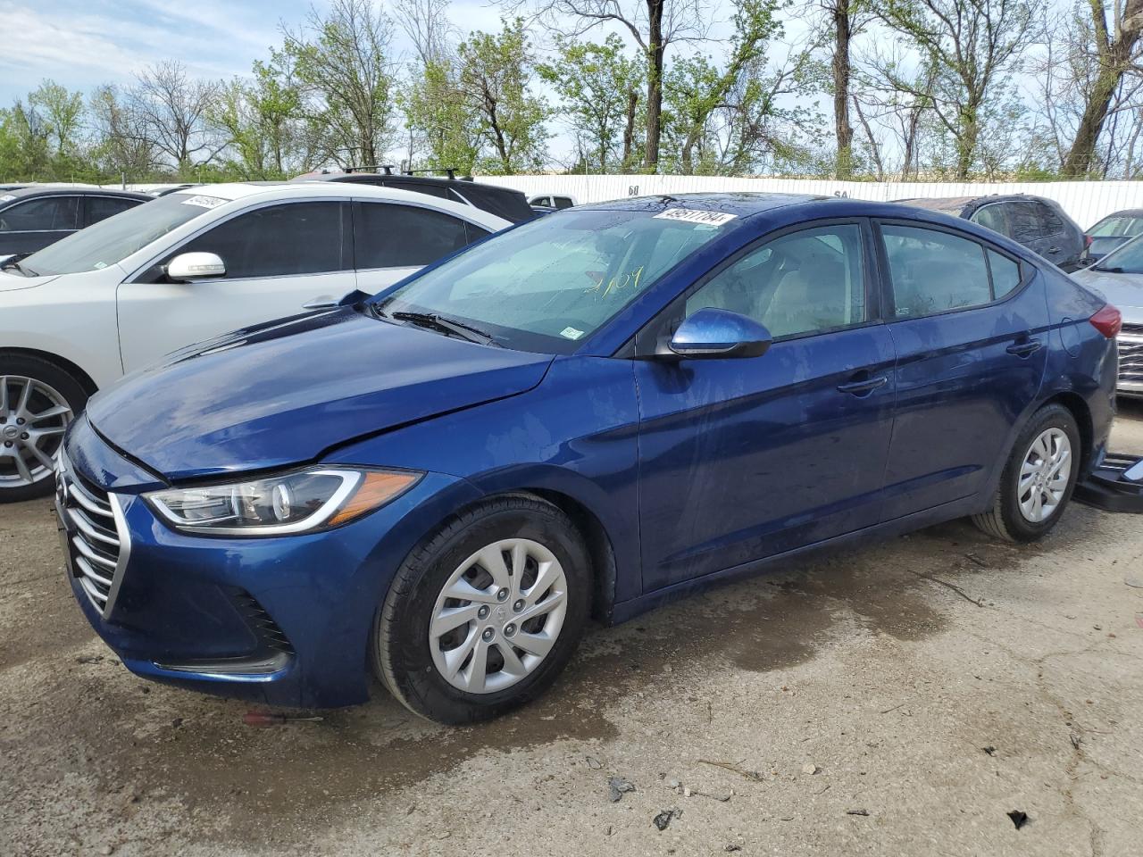 hyundai elantra 2018 5npd74lf5jh229041