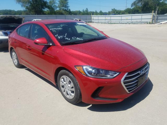 hyundai elantra se 2018 5npd74lf5jh282080